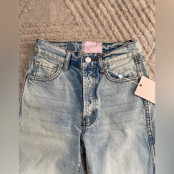 NWT REVICE Ex-Boyfriend Denim Jeans Player One Wash Butt Slit - Picture 6 of 11
